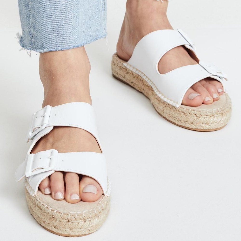 STEVEN by Steve Madden Espadrille Slide Sandals